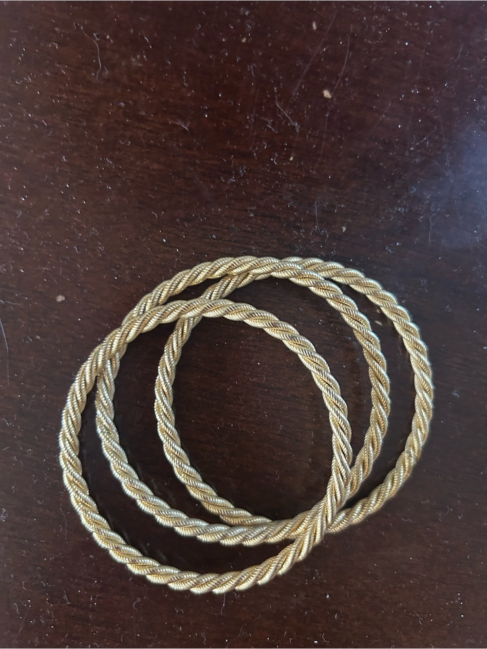 Rachel Leigh Twisted Rope Bangle Set of Three